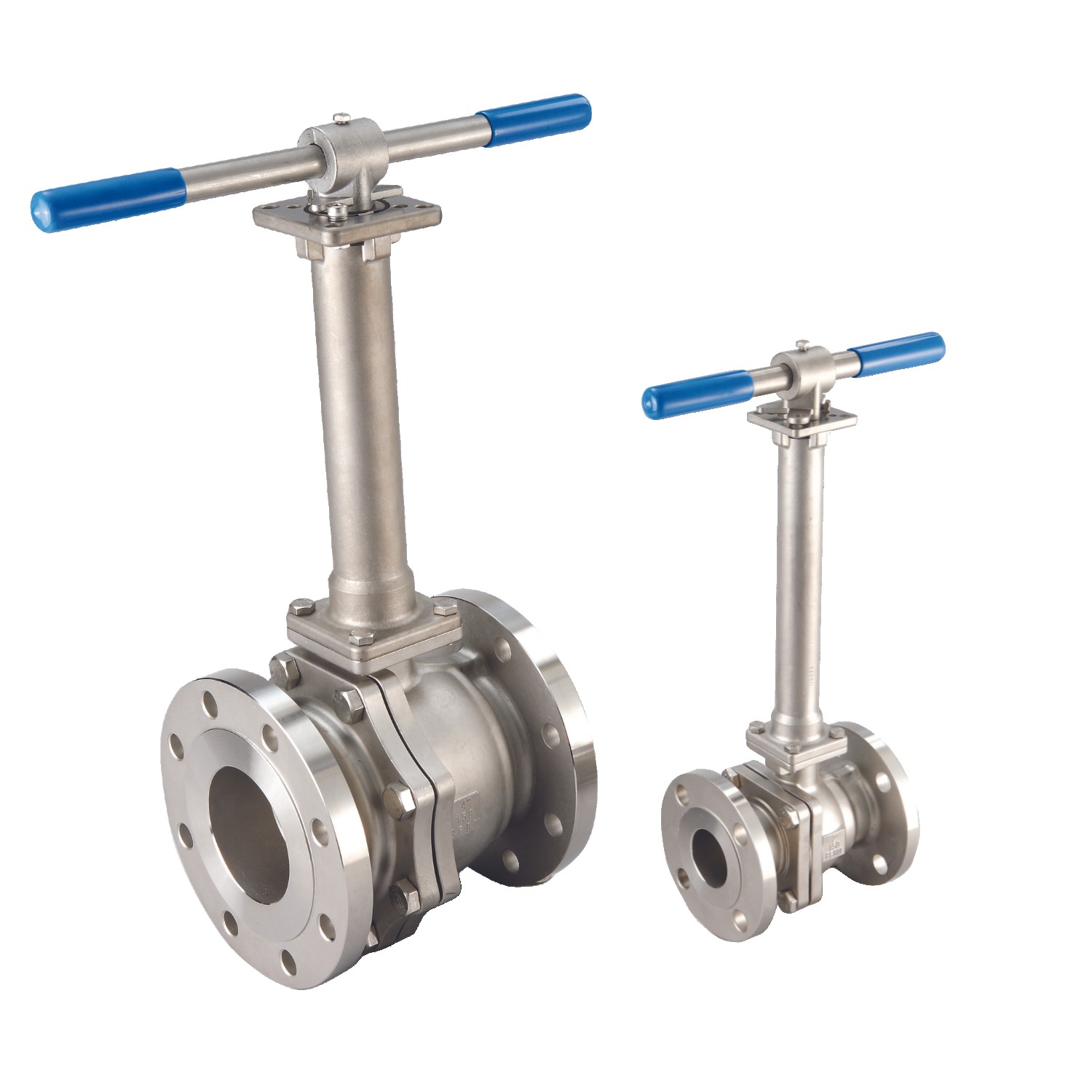 AF-53C DIN Cryogenic 2-Piece Direct Mount Flanged Ball Valve