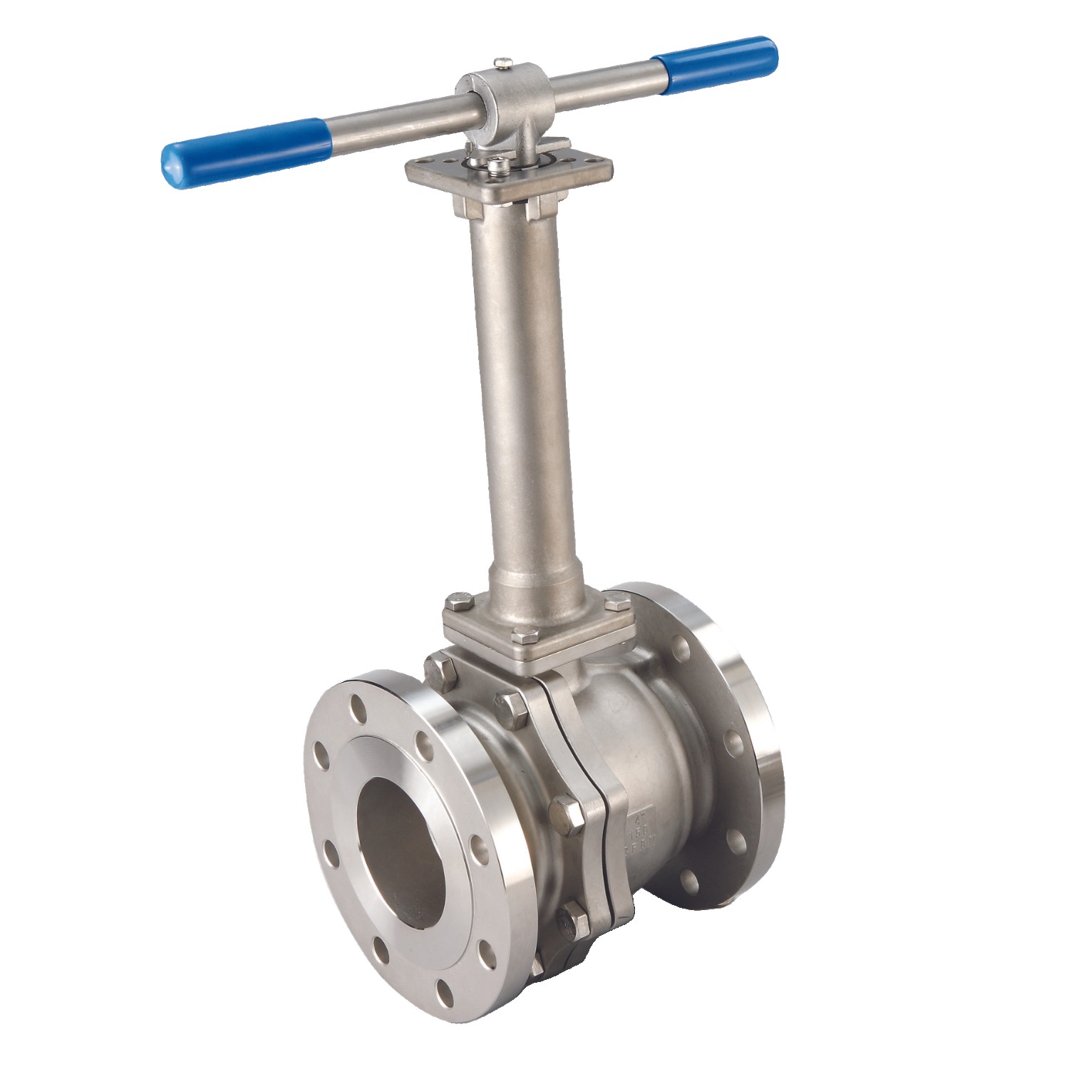 AF-53C 2-Piece DIN Cryogenic Direct Mount Flanged Ball Valve