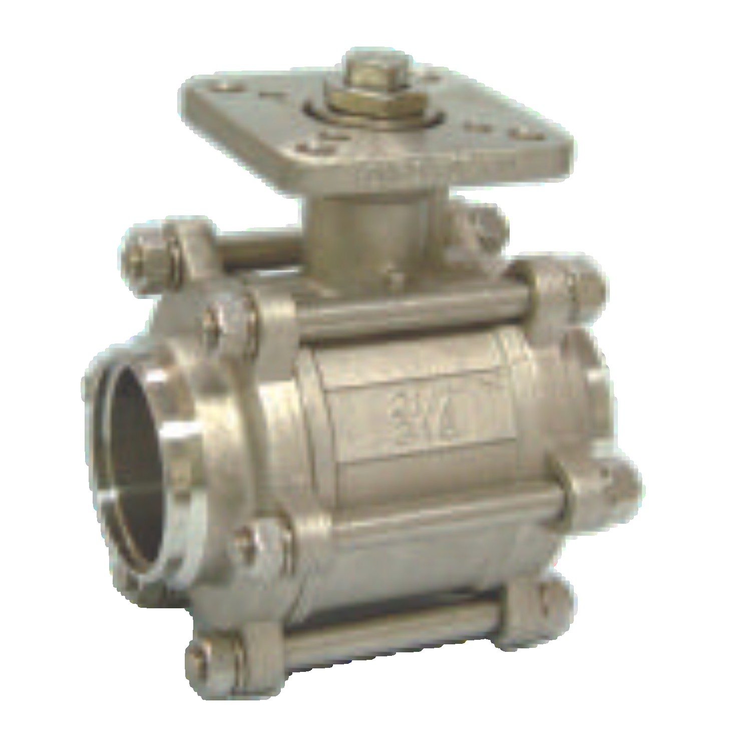 AF-33 3-Piece Direct Mount  Ball Valve