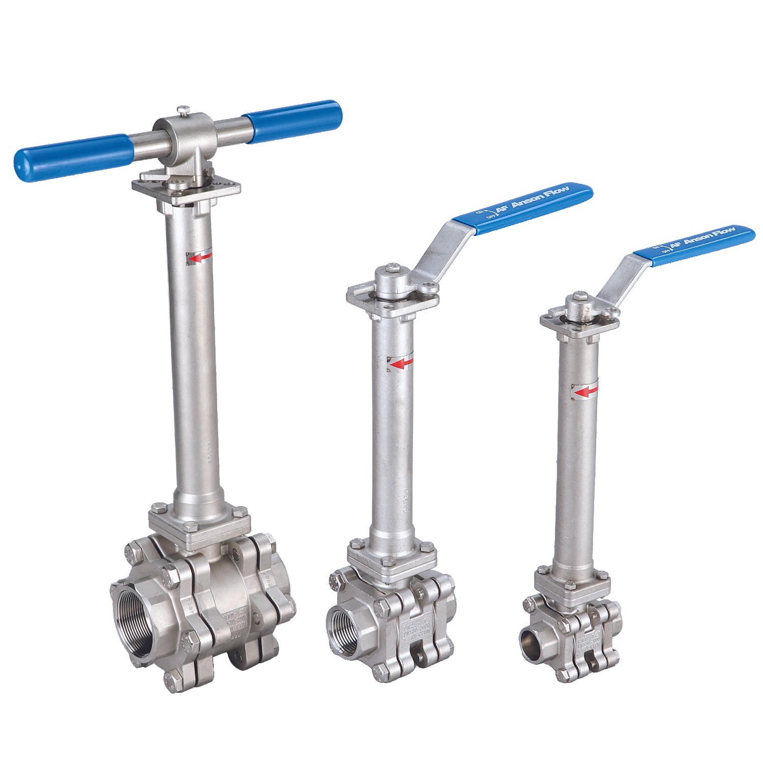 AF-36C 3-Piece Cryogneic Direct Mount Ball Valve