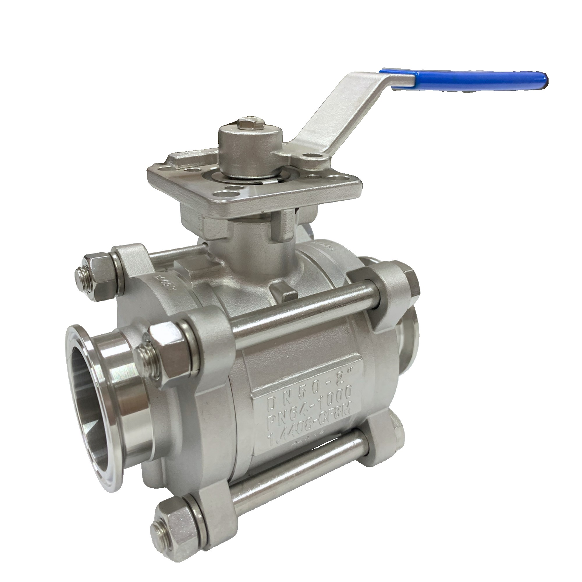 AF-61 3-Piece Sanitary Tri-Clamp Ball Valve